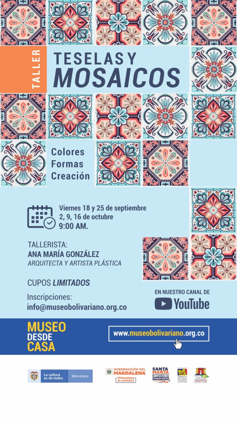 Taller de Teselas y Mosaicos en cemento - Fundación Museo Bolivariano  Quinta de San Pedro Alejandrino